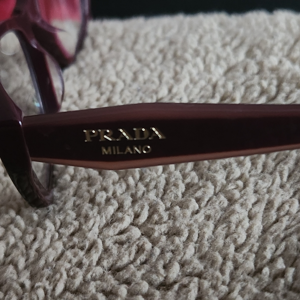 PRADA frames burgundy - Picture 4 of 7